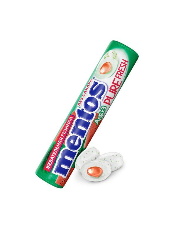 Жевательная Резинка "Mentos" Арбуз 16 гр.