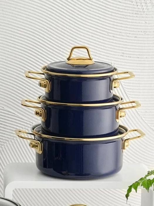Набор кастрюль Karaca Piraye Enamel, 6 предметов