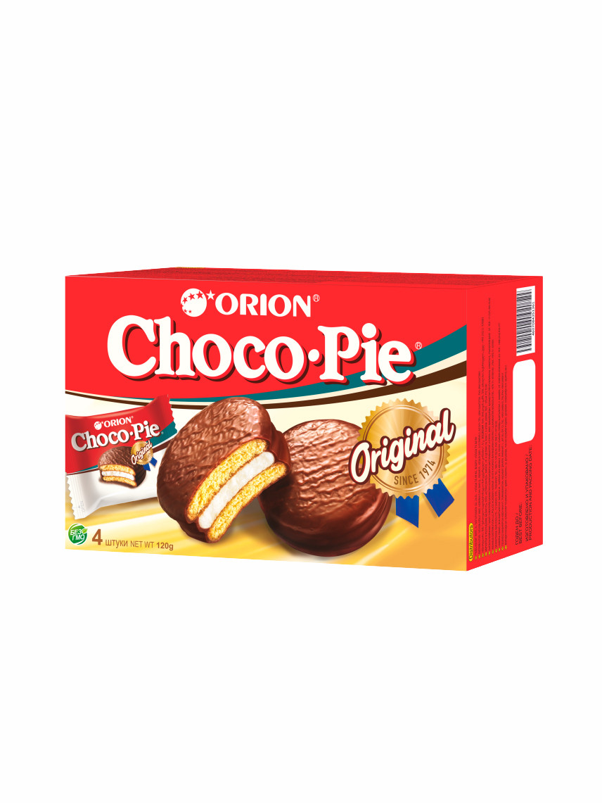 Бисквит ORION Choco Pie "Original" 4 шт (120 гр)