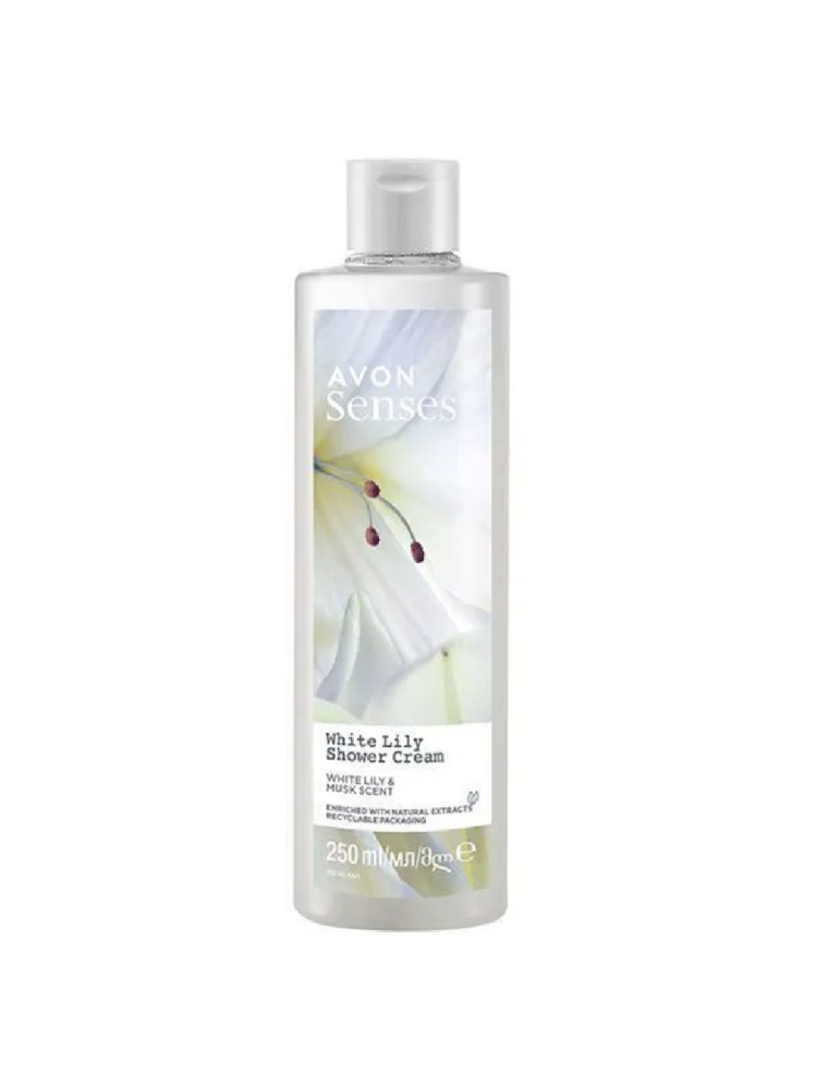 Гель для душа  Avon Senses Белая Лилия 250 мл