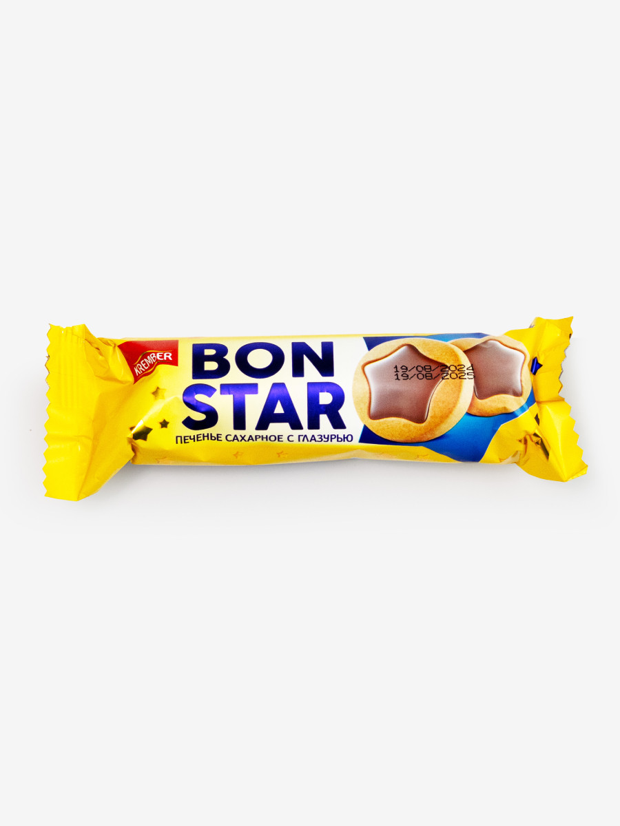 Печенье "Крембер" Bon Star c глазурью 90 гр.