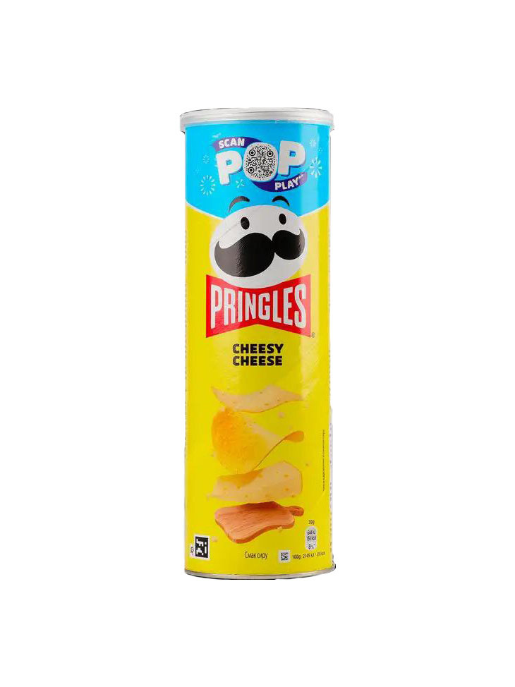 Чипсы Pringles Cheesy Cheese, 165 г