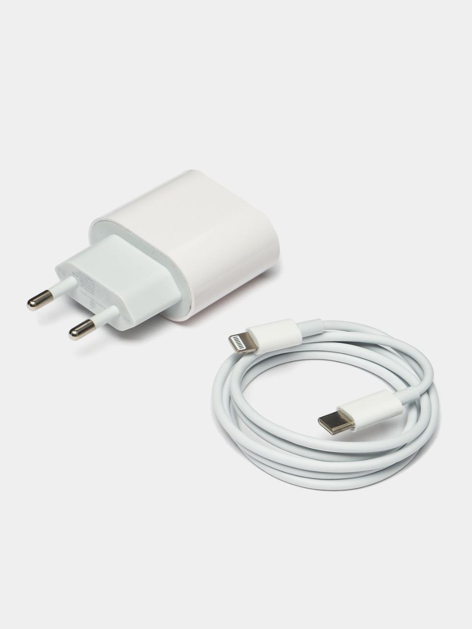 Сетевое зарядное устройство 20W + кабель USB-C to Lightning, белый