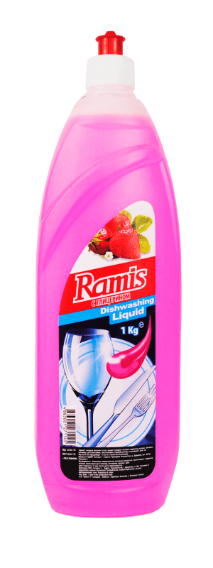 СРЕДСТВО ДЛЯ МЫТЬЯ ПОСУДЫ «RAMIS» КЛУБНИКА