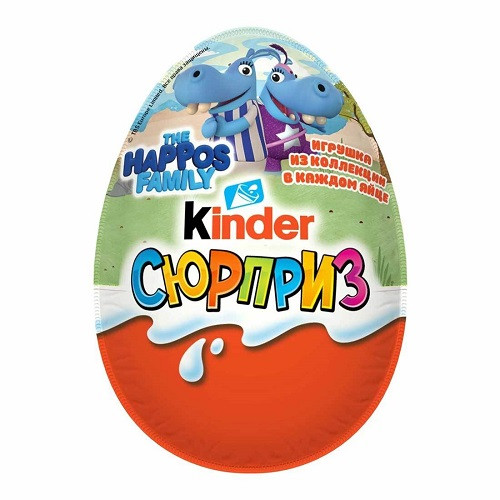 Яйцо Kinder Surprise the happos family 20 гр.