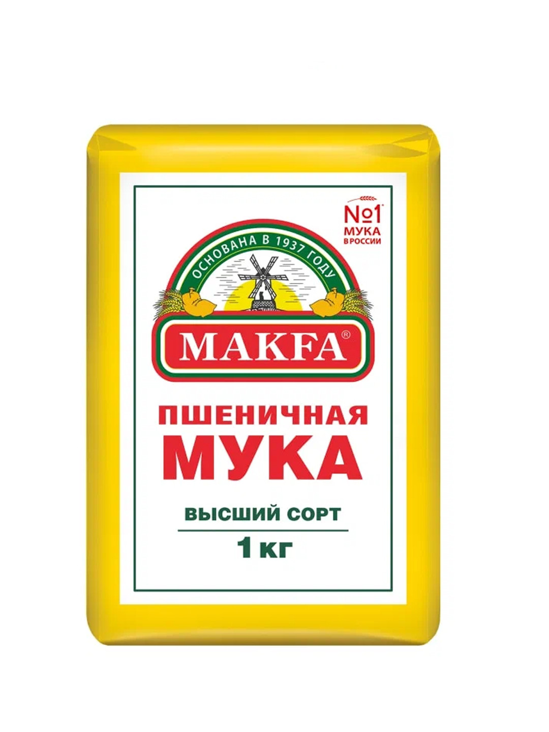 Мука "МАКФА" пшеничная высший сорт, 1 кг