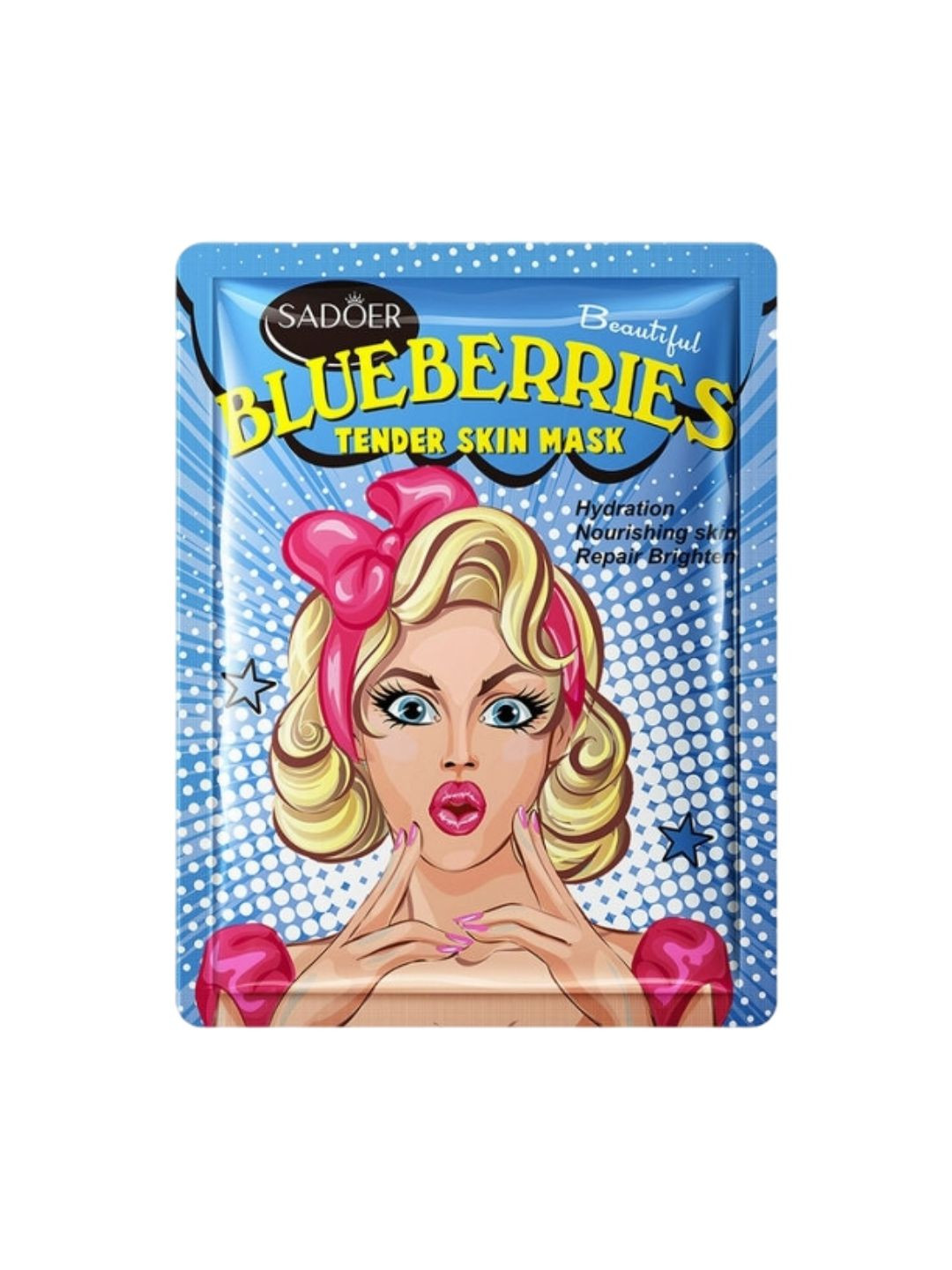 Тканевая маска BIOAQUA Blueberries , 25мл