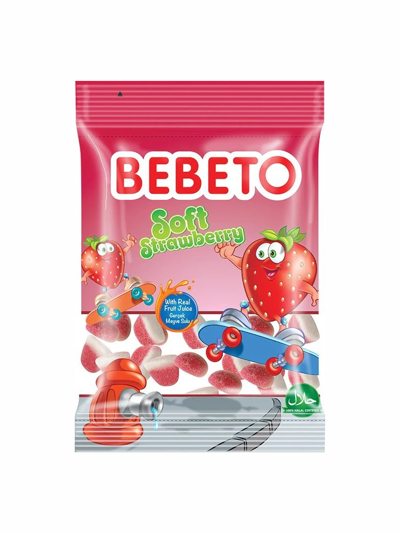 Мармелад "Bebeto- Soft Strawberry", 18 гр