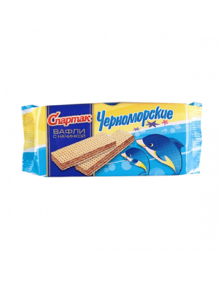 Вафли "Спартак" черноморские, 72гр