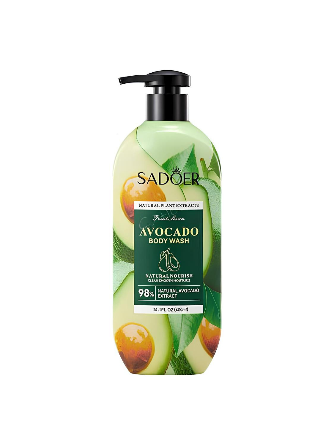 Гель для душа Sadoer Natural Plant Extracts Avocado Body Wash 400 мл