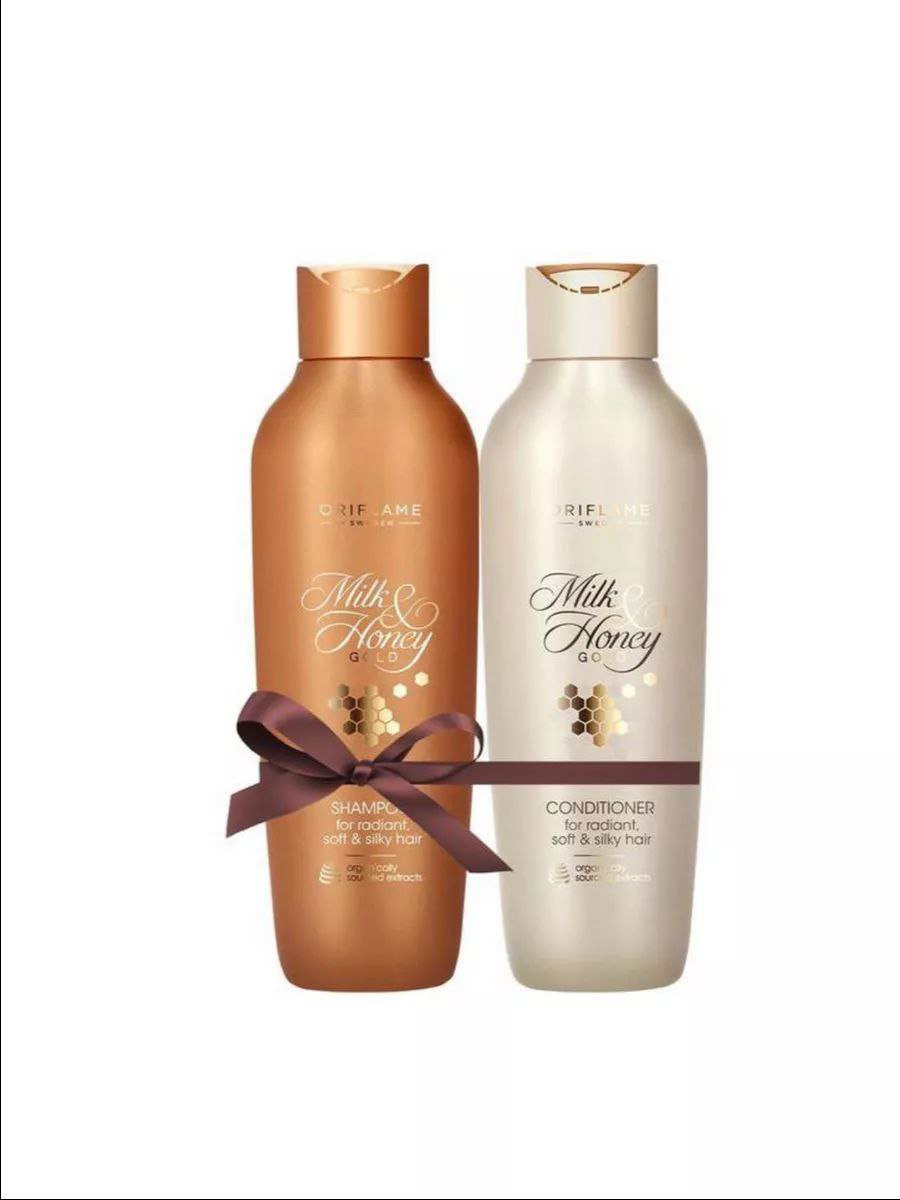 Набор Oriflame Milk & Honey Gold: шампунь и кондиционер