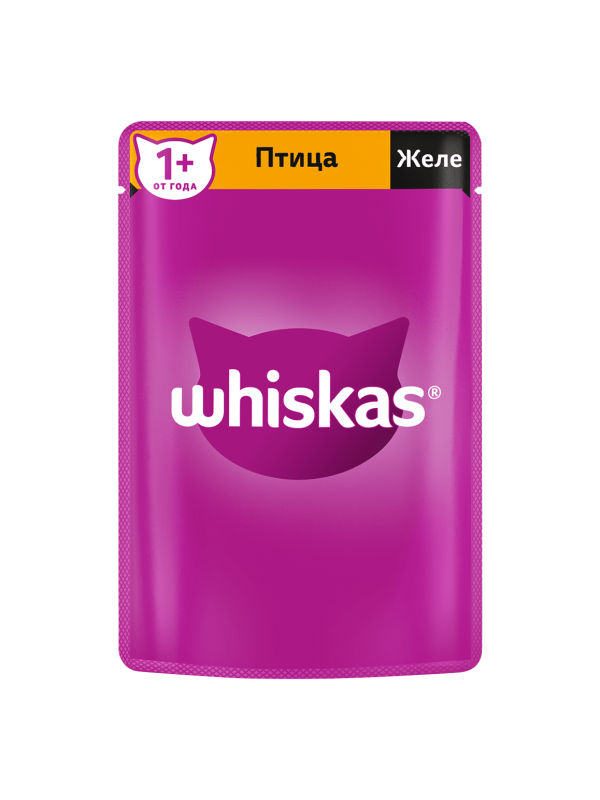 Whiskas Птица (желе) 75 гр.