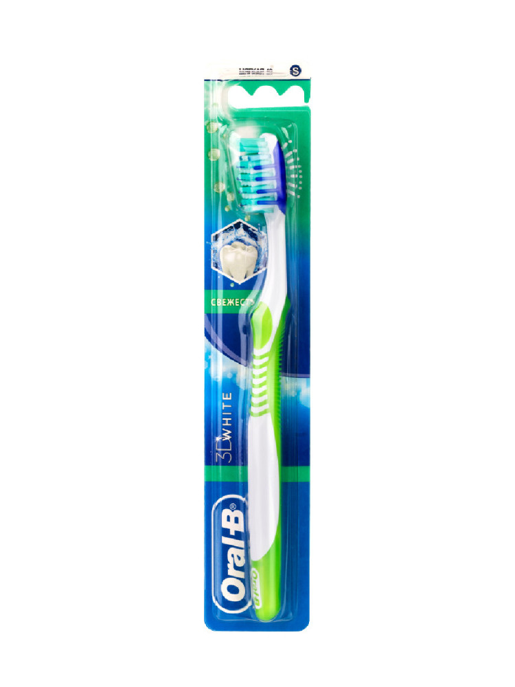 Зубная щетка Oral-B 3D White Fresh Средней жесткости.