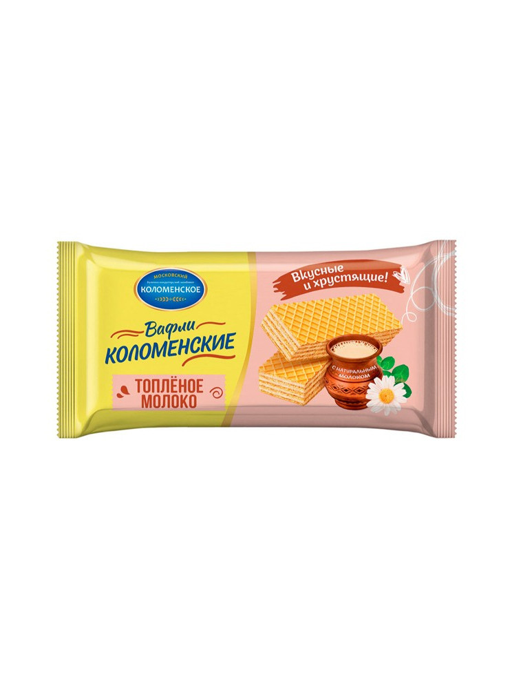 Вафли "Коломенские" Топленное молоко (200 гр)