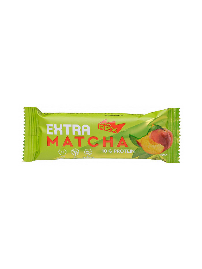Батончик Protein Rex Extra matcha персик 40гр.