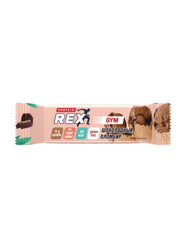 Батончик Protein Rex шоколадный пломбир 35гр.