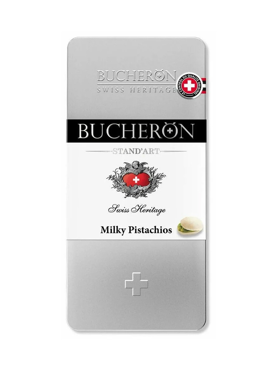 Молочный шоколад «Bucheron Stand’Art Milky Pistachios» с Фисташками, 100 гр