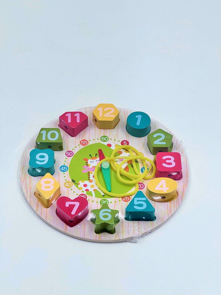 Обучающая игрушка «Часы с шнуровкой» ,PS-0020C