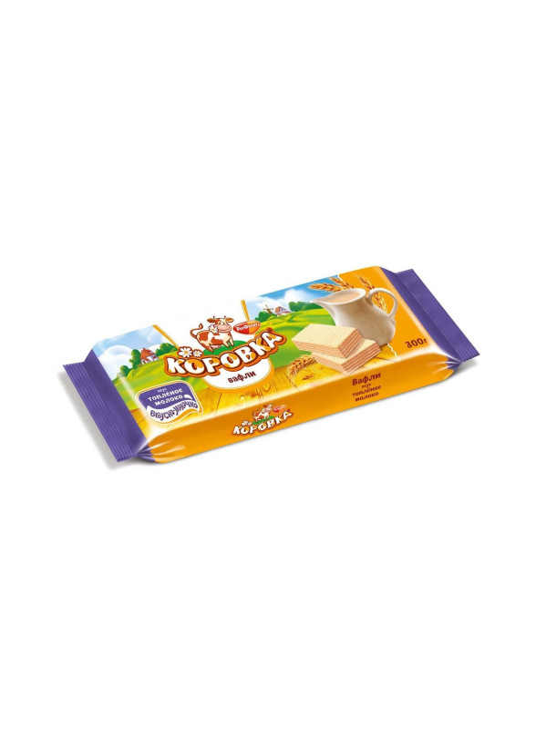 Вафли "Коровка" с Топленным молоком (300 гр)