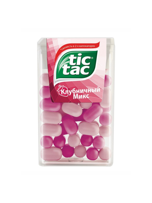 Драже "Tic Tac" Клубничный микс, 16гр
