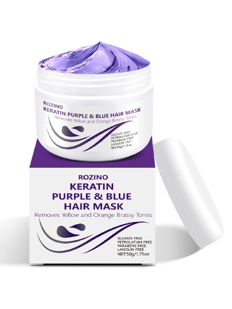 Маска для волос, ROZINO Purple & Blue Hair Mask, 50г
