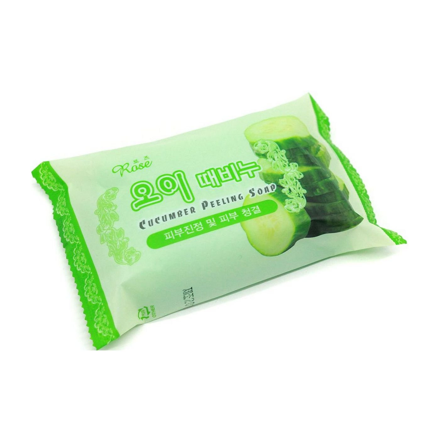 Мыло-пилинг с огурцом Rose Cucumber Peeling Soap