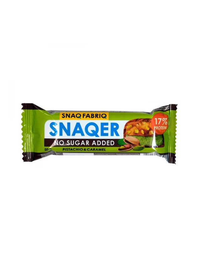 Батончик Protein "Snaqfer" Pistachio & caramel 17% 50 гр