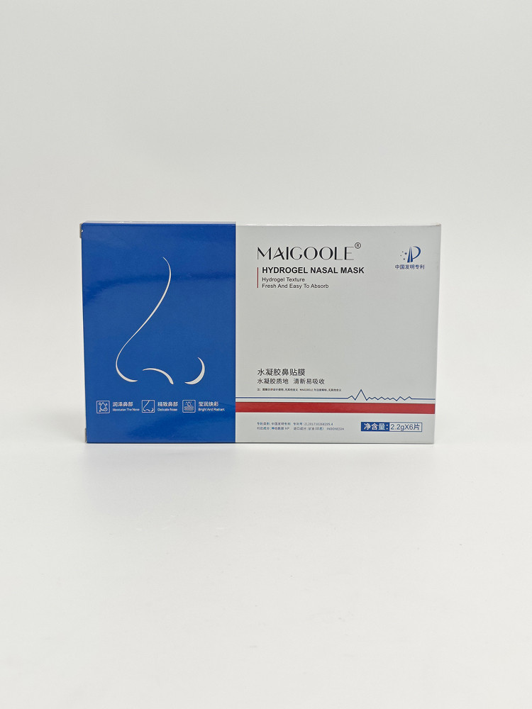 Гидрогелевые патчи для носа MAIGOOLE Hydrogel,6 шт по 2.2г.