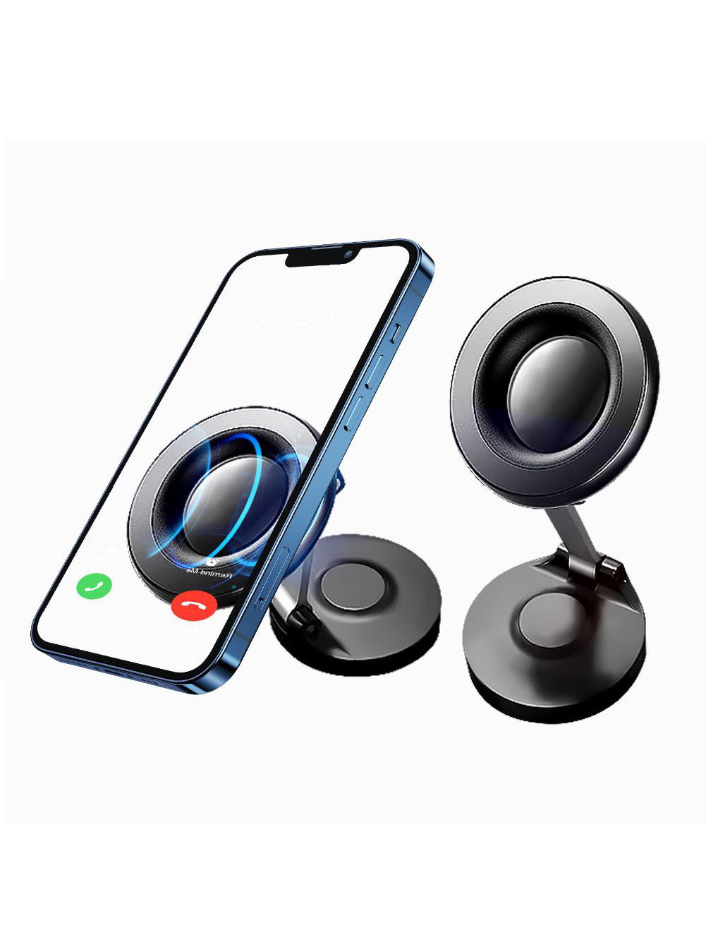 Магнитный держатель для смартфона с подставкой, 360° вращение