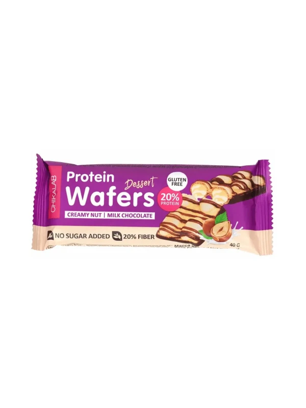 Батончик Protein "Wafers" Chocolate nut and milk 20% 40 гр