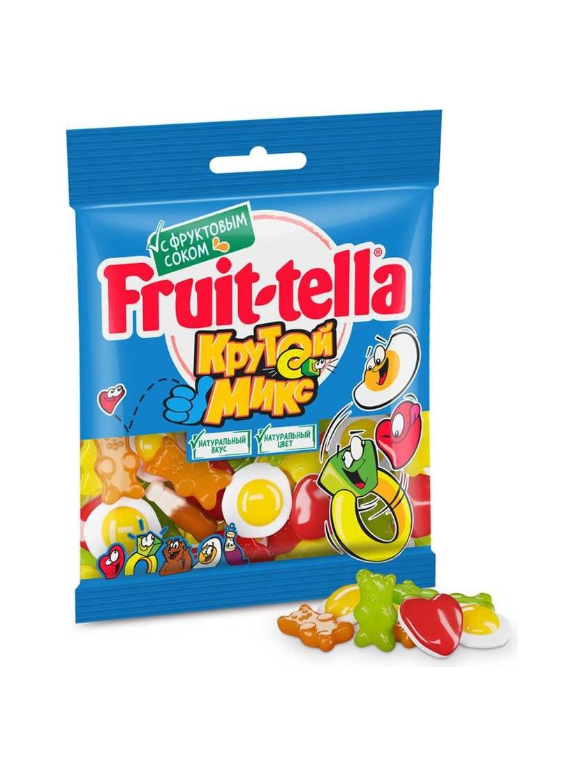 Жевательный мармелад "Fruit-tella" Крутой mix, 70гр
