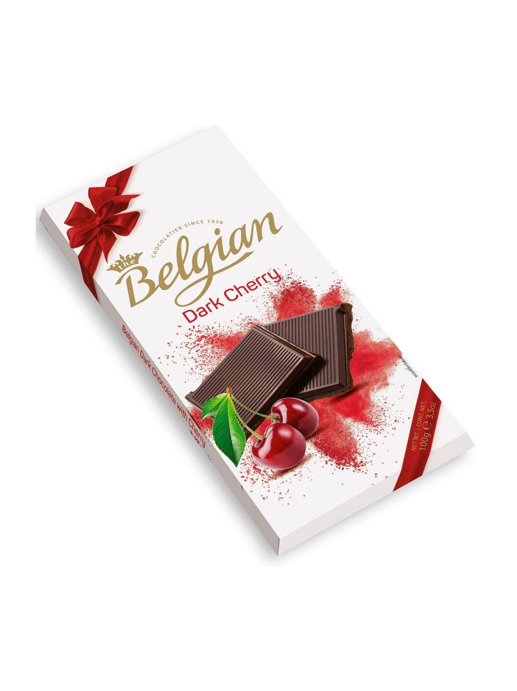 Темный шоколад "Belgian- Dark Cherry" со вкусом Вишни, 100 гр