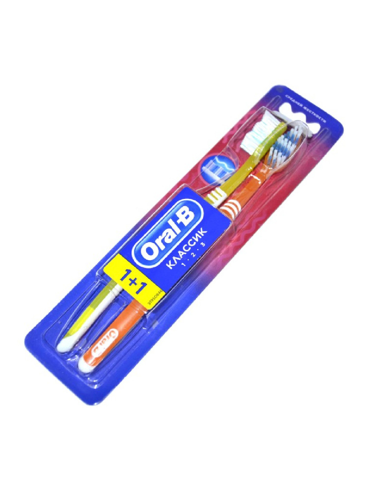 Зубная щетка Oral-B Complete Clean Medium Средней жесткости.