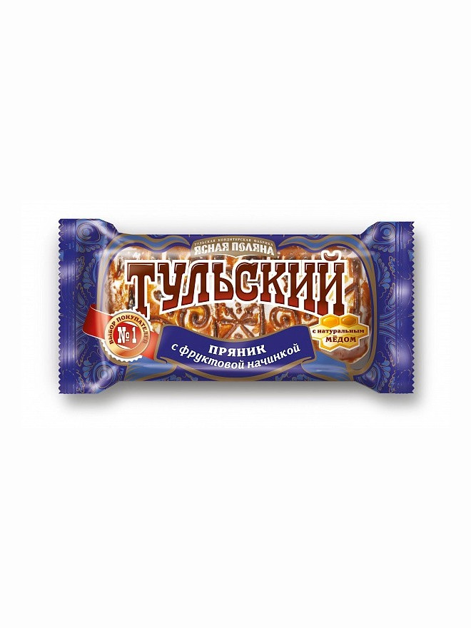 Пряник "Тульский" с фруктовой начинкой, 140 гр