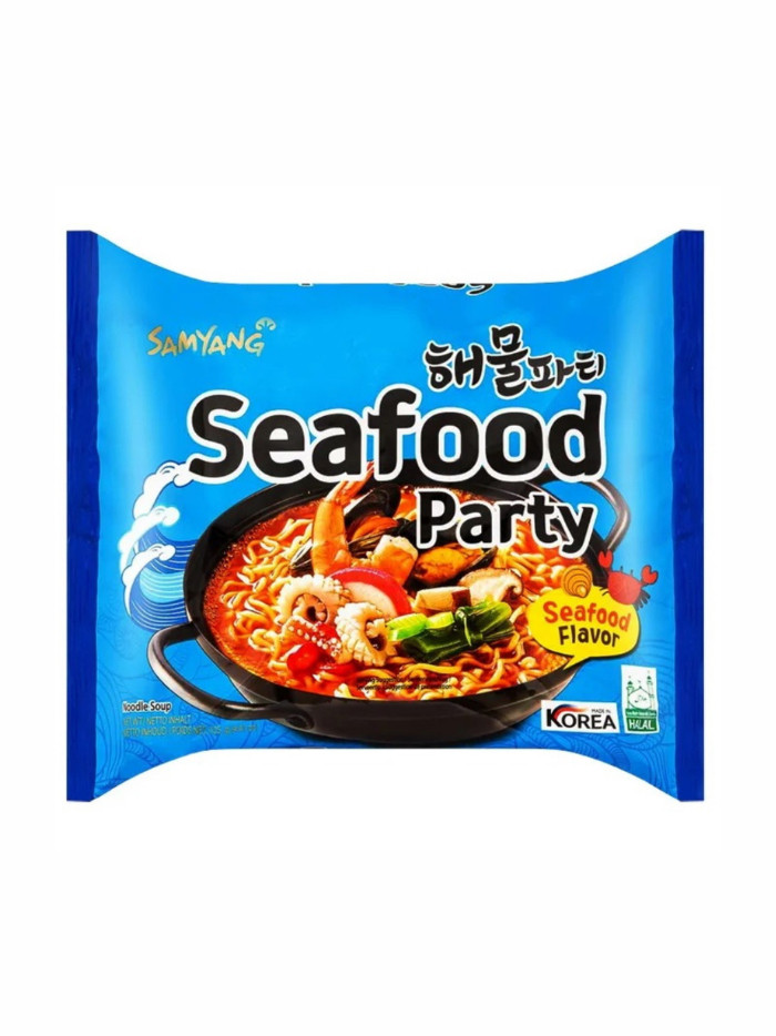 Рамэн "Samyang Seafood Party" с Морепродуктами, 125 г